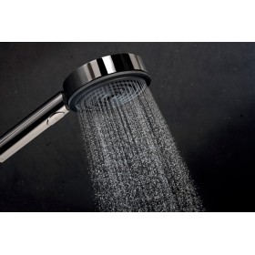 hansgrohe Pulsify Select S Brausesystem 105 3 Strahlarten Relaxation wassersparend, mit Ecostat Element und Duschstange 65 cm