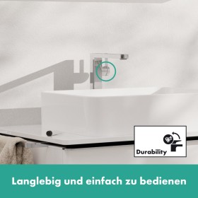 hansgrohe Tecturis E Einhebel-Waschtischarmatur 240 Fine CoolStart wassersparend+ für Aufsatzwaschtische ohne Ablaufgarnitur
