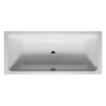 Duravit D-Code Rechteck-Badewanne 180 x 80 cm mit Mittelablauf