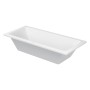 Duravit D-Code Rechteck-Badewanne 180 x 80 cm mit Mittelablauf
