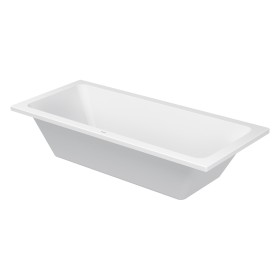 Duravit D-Code Rechteck-Badewanne 180 x 80 cm mit Mittelablauf