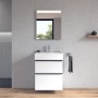 Duravit Vero Air Möbelwaschtisch mit 1 Hahnloch 60 x 47 cm, mit Überlauf