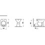 LAUFEN PRO Stand WC Flachspülklosett 36 x 47 cm