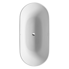 Duravit Luv Badewanne freistehend 160 x 75 cm, mit Überlauf