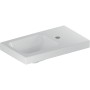 Geberit iCon Light Handwaschbecken 53 cm mit Ablagefläche und Hahnloch links