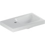 Geberit iCon Light Handwaschbecken 53 cm mit Ablagefläche und Hahnloch links