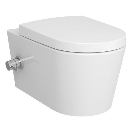 VitrA Options Nest Wand-WC VitrAflush 2.0 mit Bidetfunktion und Thermostat-Armatur