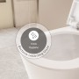 VitrA Options Nest Wand-WC VitrAflush 2.0 mit Bidetfunktion und Thermostat-Armatur