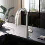 hansgrohe Aqittura M91 Filtersystem 210, Ausziehauslauf, 1jet, sBox, Starter Set, SodaSystem