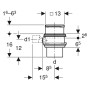 Geberit Varino Bodenablauf vertikal, d110