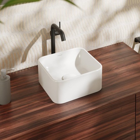hansgrohe Xuniva Q Aufsatzwaschtisch 30 x 30 cm, mit SmartClean