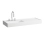 LAUFEN Kartell Waschtisch 120 x 46 cm, mit Ablage rechts, mit 1 Hahnloch
