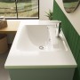 VitrA Integra Möbelwaschtisch 80 cm, mit Überlaufloch, 1 Hahnloch mittig