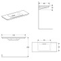 Geberit ONE Waschtisch 105 cm