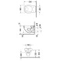 Duravit D-Code Wand-WC Flachspüler