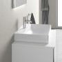 Duravit DuraSquare Waschtisch geschliffen mit 1 Hahnloch, 60 x 47 cm