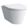 LAUFEN Kartell Wand WC PACK mit Tiefspüler spülrandlos, WC Sitz inkl. Absenkautomatik, EasyFit