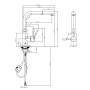 Villeroy & Boch Steel Shower Window Küchenarmatur, aus Edelstahl