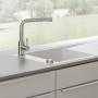 Villeroy & Boch Steel Shower Window Küchenarmatur, aus Edelstahl