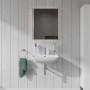 Duravit ME by Starck Waschtisch 55 cm mit 1 Hahnloch durchstochen