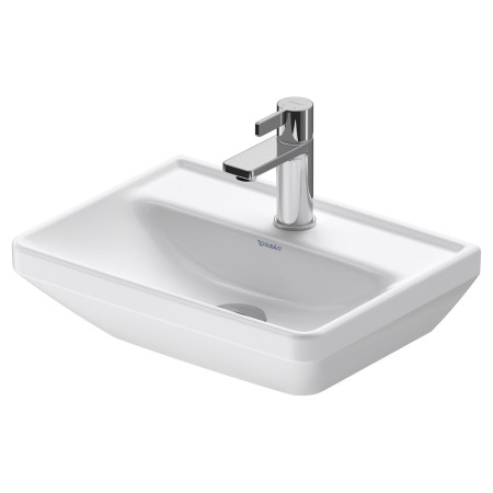 Duravit D-Neo Handwaschbecken 45 cm, mit 1 Hahnloch, ohne Überlauf
