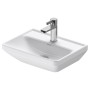 Duravit D-Neo Handwaschbecken 45 cm, mit 1 Hahnloch, ohne Überlauf