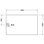 Duravit Stonetto Duschwanne Rechteck 160 x 100 cm