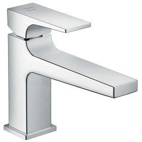 hansgrohe Metropol Einhebel-Waschtischmischer 100 CoolStart mit Hebelgriff und Push-Open Ablaufgarnitur