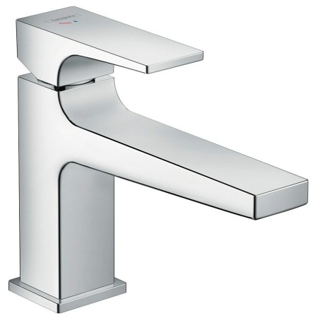 hansgrohe Metropol Einhebel-Waschtischmischer 100 CoolStart mit Hebelgriff und Push-Open Ablaufgarnitur