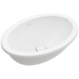 Villeroy & Boch Loop & Friends Einbauwaschbecken oval 57 x 41 cm, mit Überlauf