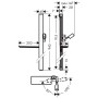 hansgrohe Unica E Brausestange 90 cm