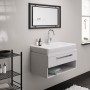 hansgrohe Vernis Shape Waschtischarmatur mit Schwenkauslauf und Zugstangen-Ablaufgarnitur