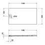 Duravit Stonetto Duschwanne Rechteck 140 x 80 cm