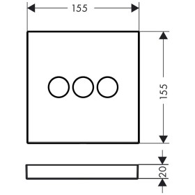 hansgrohe ShowerSelect Ventil Unterputz für 3 Verbraucher