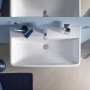 Duravit No. 1 Möbelwaschtisch 80 cm, mit 1 Hahnloch und Überlauf