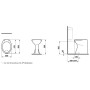 LAUFEN Albonova 50 Stand-WC Flachspüler
