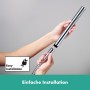 hansgrohe Unica S Puro Brausenstange 90 cm mit Easy Slide Duschkopfhalter und Duschschlauch 160 cm