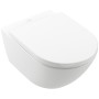 Villeroy & Boch Subway 3.0 Tiefspül-WC spülrandlos, wandhängend, mit TwistFlush