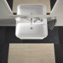 Duravit Happy D.2 Möbelwaschtisch 80 cm mit 1 Hahnloch
