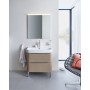 Duravit Happy D.2 Möbelwaschtisch 80 cm mit 1 Hahnloch