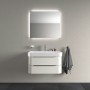 Duravit Happy D.2 Möbelwaschtisch 80 cm mit 1 Hahnloch