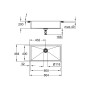 GROHE K700 Edelstahlspüle 86,4 x 46,4 cm
