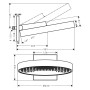 hansgrohe Rainfinity Kopfbrause 360 1jet mit Wandanschluss