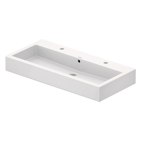 Duravit Vero Waschtisch 100 cm mit 2 Hahnlöchern geschliffen