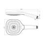 Villeroy & Boch Infinity Showers Handbrause eckig