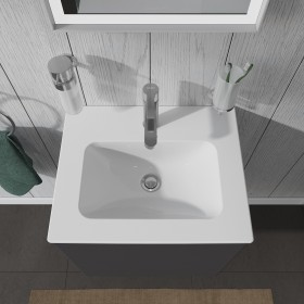 Duravit ME by Starck Möbelwaschtisch 53 cm mit 1 Hahnloch