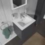 Duravit ME by Starck Möbelwaschtisch 53 cm mit 1 Hahnloch