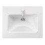 Duravit ME by Starck Möbelwaschtisch 53 cm mit 1 Hahnloch