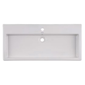 Lavabo Duravit Vero 100 cm con 1 foro rubinetto satinato