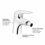 GROHE Eurostyle Einhand-Bidetbatterie DN 15 mit Ablaufgarnitur